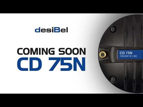 COMING SOON CD 75 NEODYMIUM BY DESIBEL SPEAKER FROM SINAR BAJA ELECTRIC